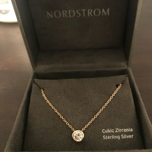 Brand New Gold Diamond Pendant Necklace